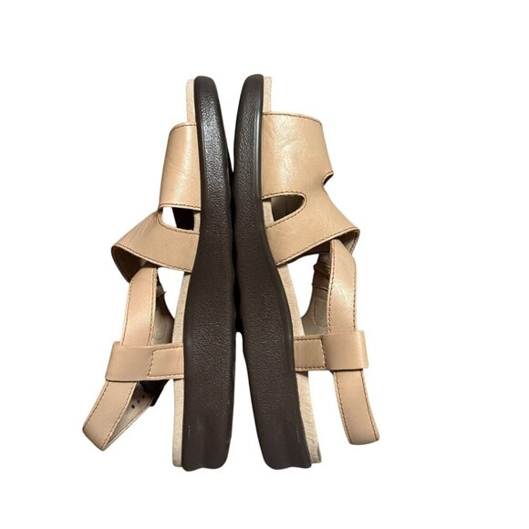 SAS huggy Leather Adjustable Strap Sandals For Women With Comfort Footbed 10 - Picture 4 of 8